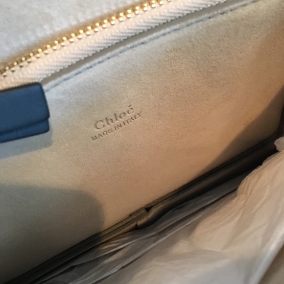 Chloe Faye Bag in Silver Blue - Picture 3 of 8